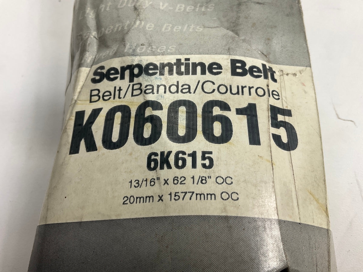 Master Pro K060615 Serpentine Belt