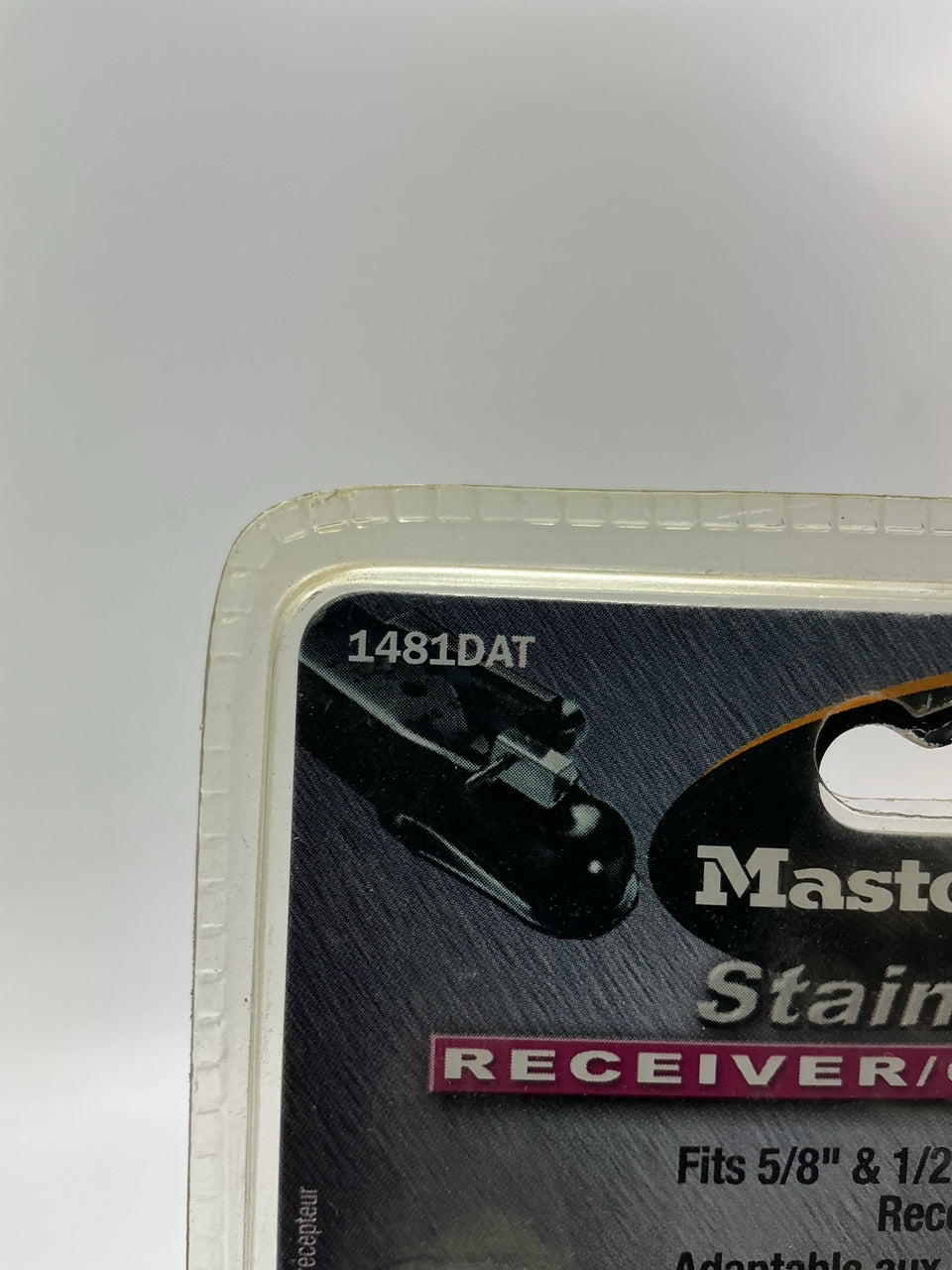 MasterLock 5/8'' Stainless Steel Receiver Lock W Adjustable Coupler Latch Lock