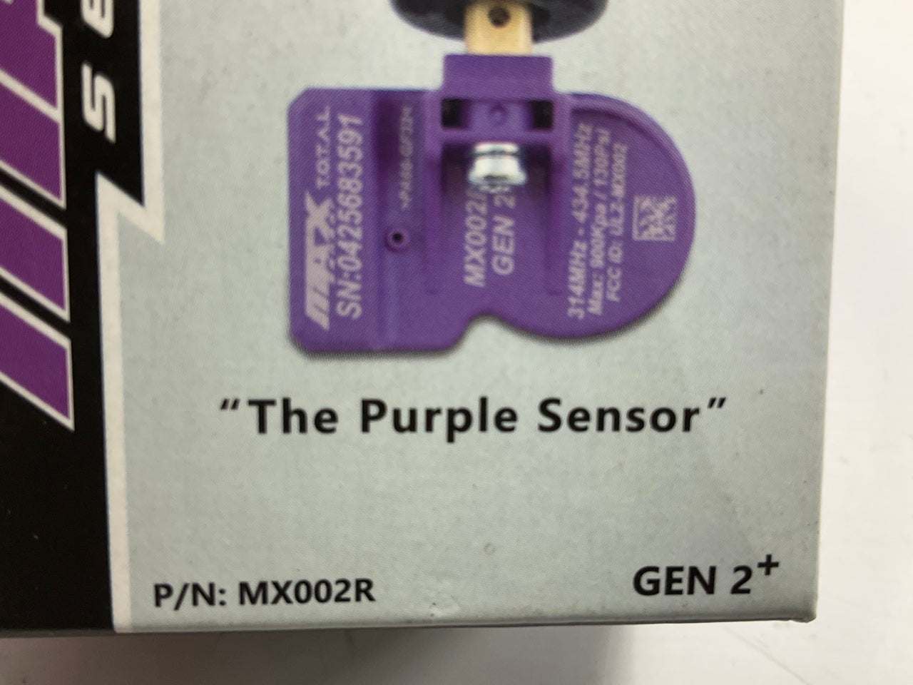 Max Sensor MX002R T.O.T.A.L. Gen 2 Purple TPMS Sensor, For Up To 40'' Tires