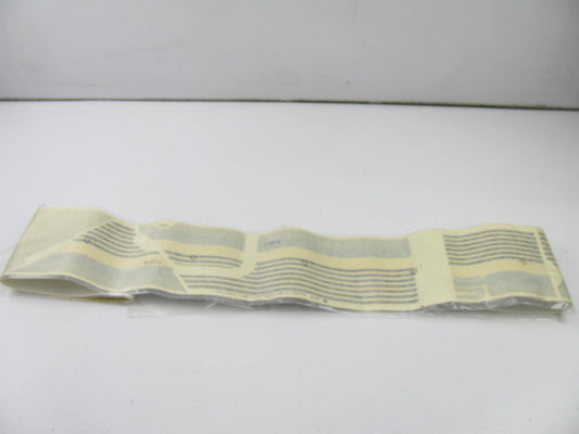 NOS OEM Mazda RH 4X2 Silver And Black Side Stripe Kit 0000-88-0908-SB