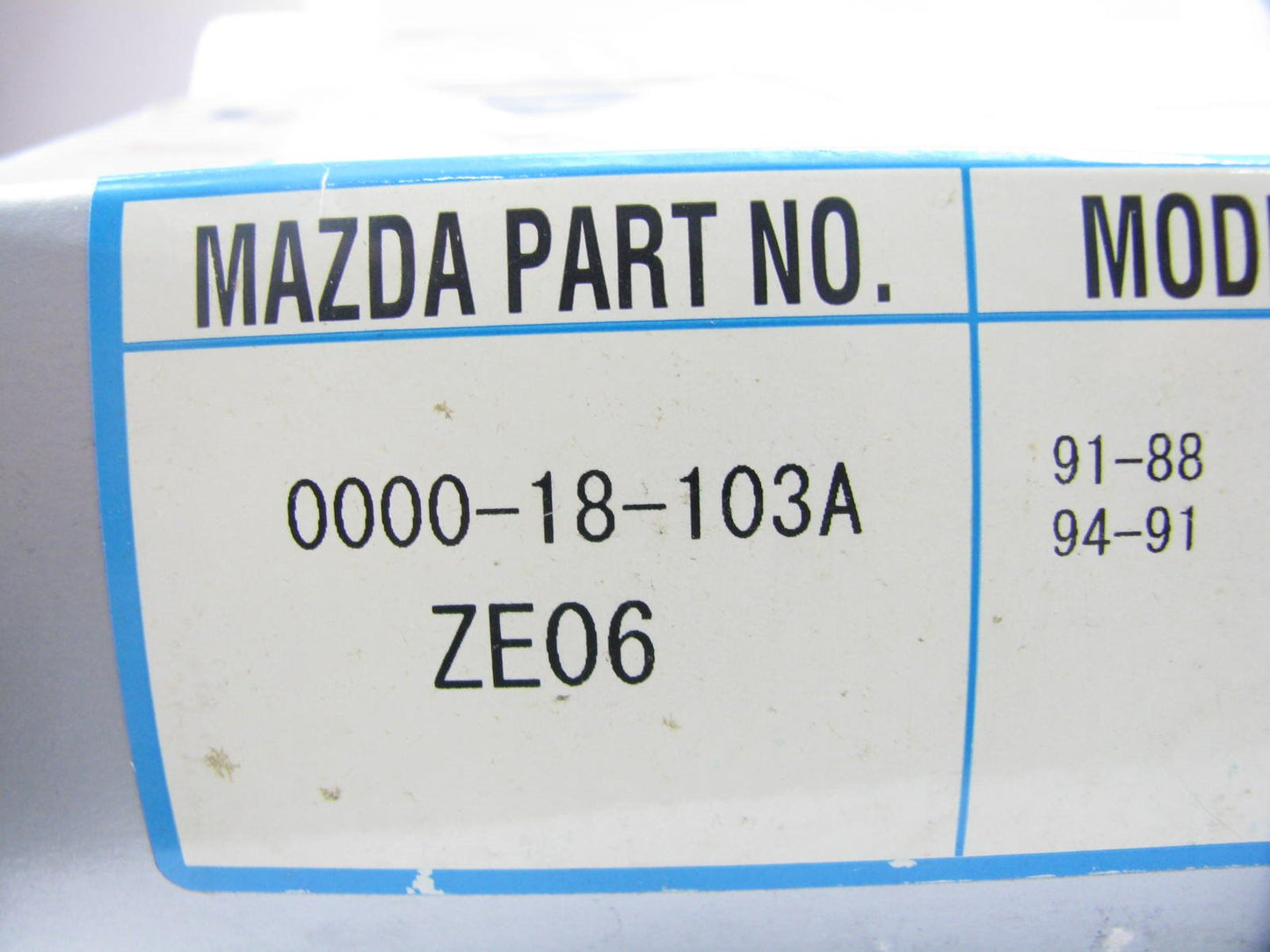 NGK OEM Mazda Spark Plug Wire Set - 1988-1995 Mazda MPV 3.0L V6 000018103A