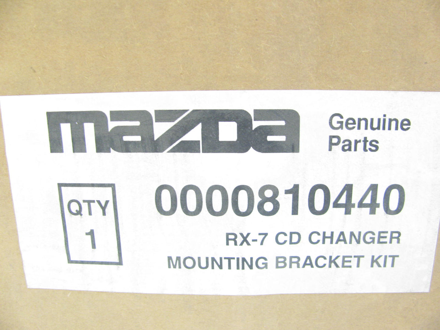 NEW GENUINE OEM Mazda 0000-81-0440 CD Changer Mounting Bracket 1993-96 RX-7