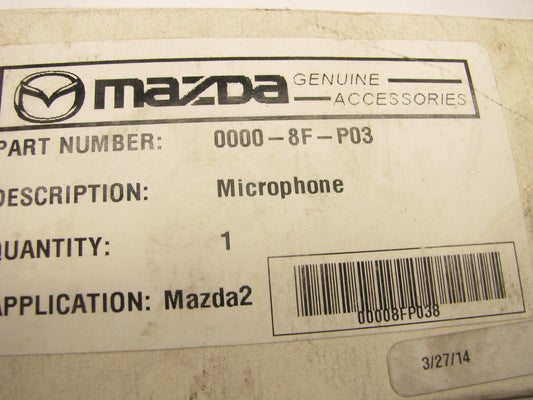NEW - OEM Mazda 00008FP038 Headliner Microphone Assembly 2010 Mazda2
