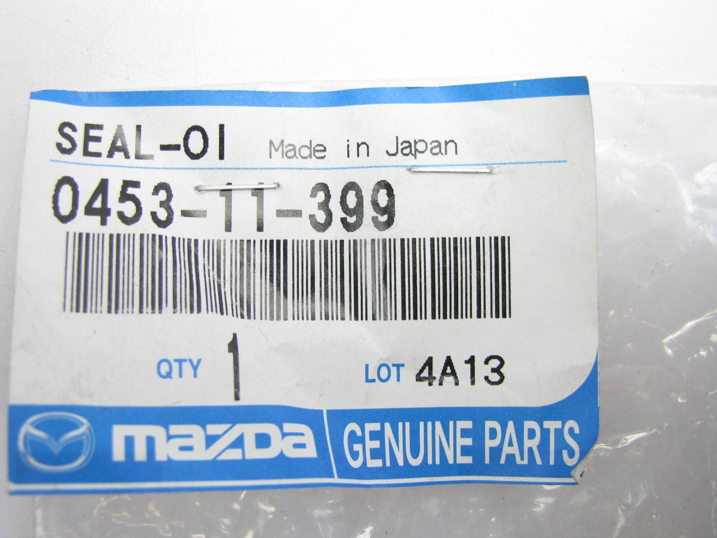 New Genuine REAR Engine Crankshaft Rear Main Seal OEM Mazda 0453-11-399
