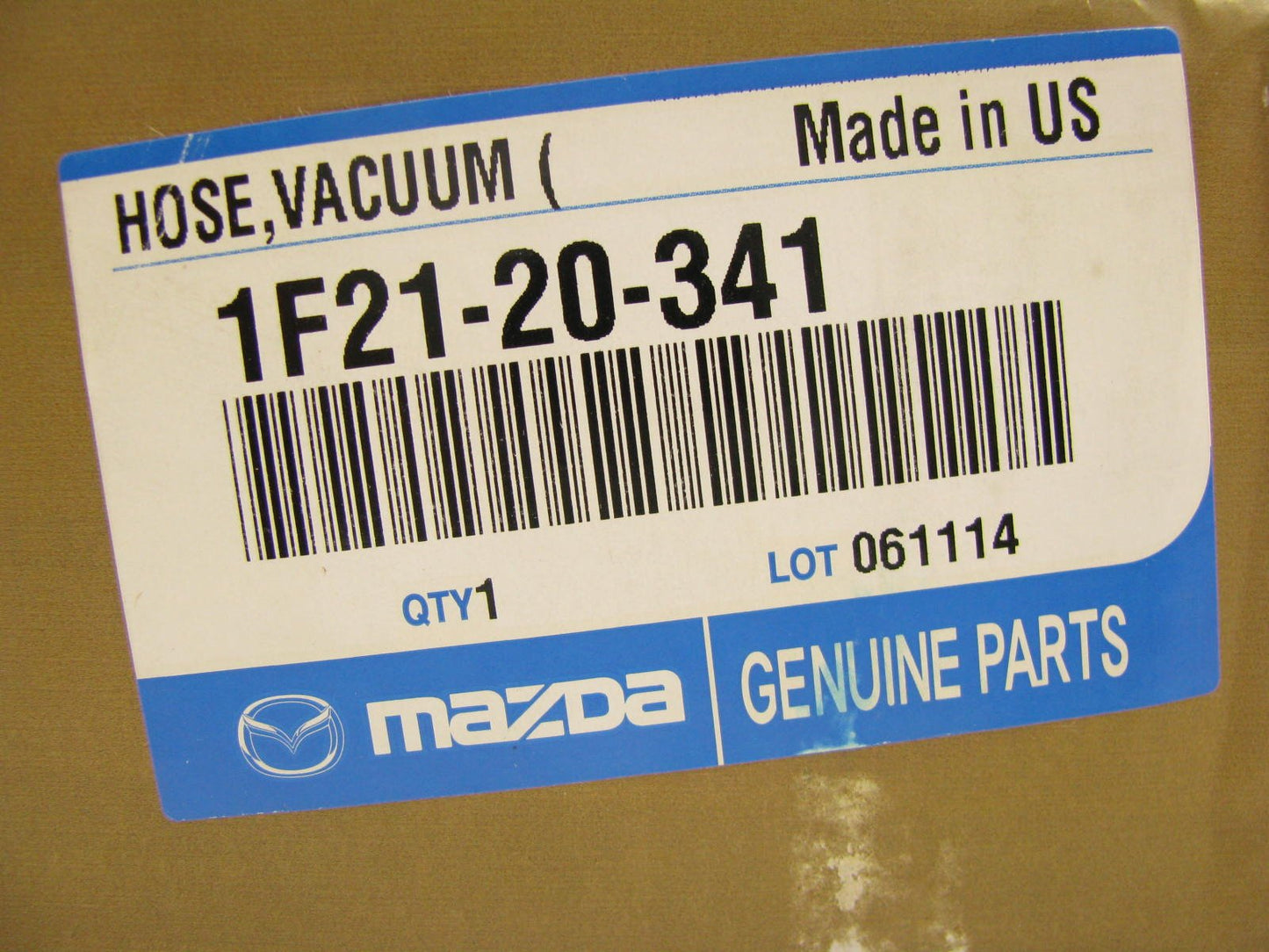 NEW GENUINE OEM Ford / Mazda EGR Pressure Feedback (DPFE) Vacuum Hose Line