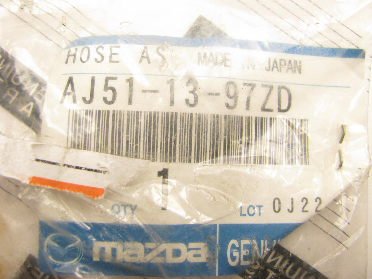 NEW Emission Charcoal Canister Vapor Hose OEM For 2002-2003 Mazda MPV AJ511397ZD