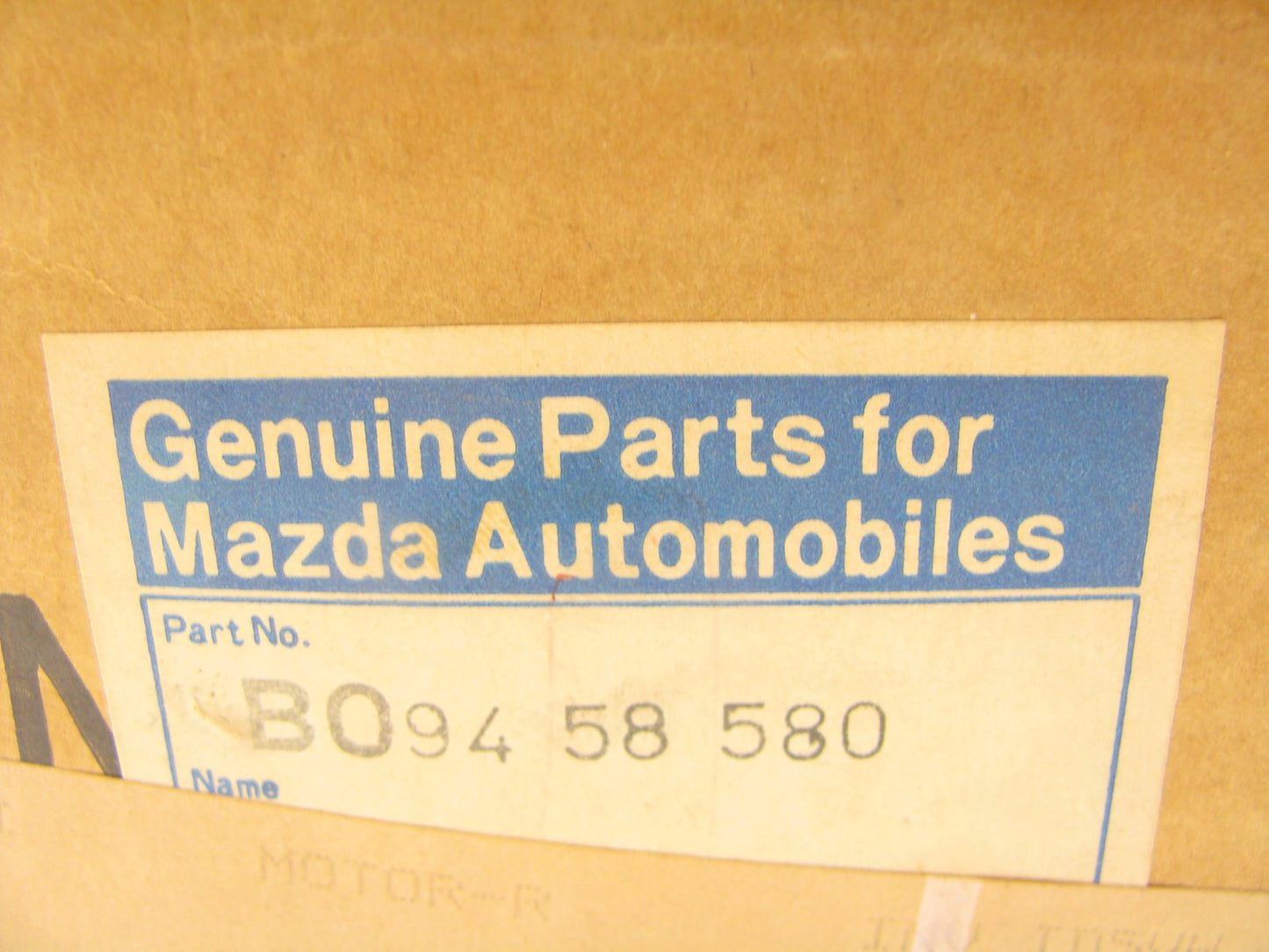 NEW - OEM B09458580 FRONT RIGHT Power Window Motor For 1986-1989 Mazda 323