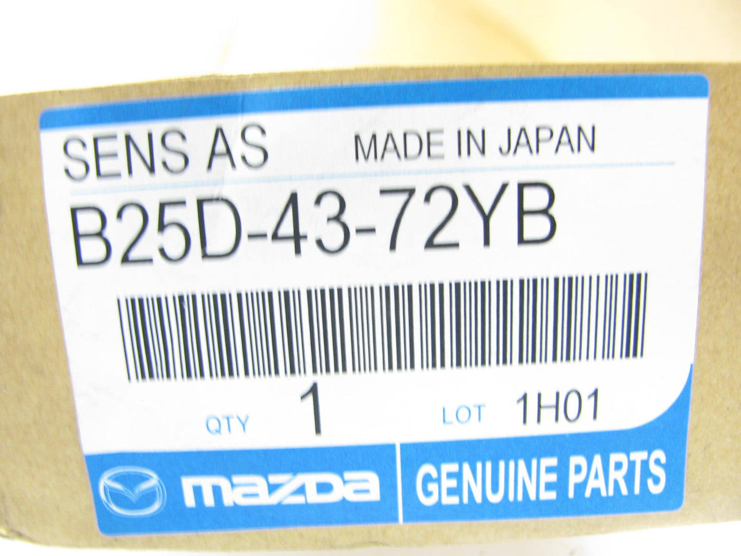 NEW - OEM Mazda B25D-43-72YB Rear Left ABS Wheel Speed Sensor 1999-2003 Protege