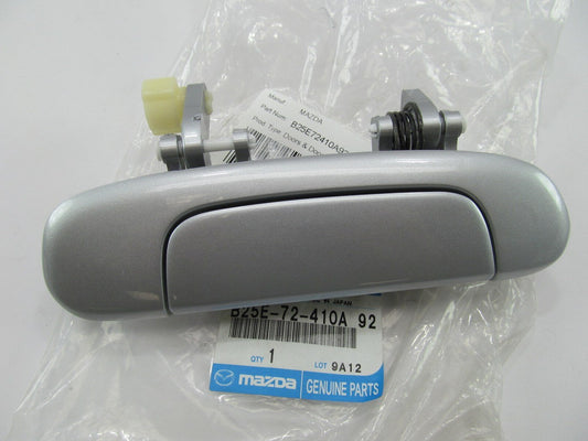 NEW - OEM B25E72410A92 Rear Right Door Handle For 1999-2000 Mazda Protege SILVER
