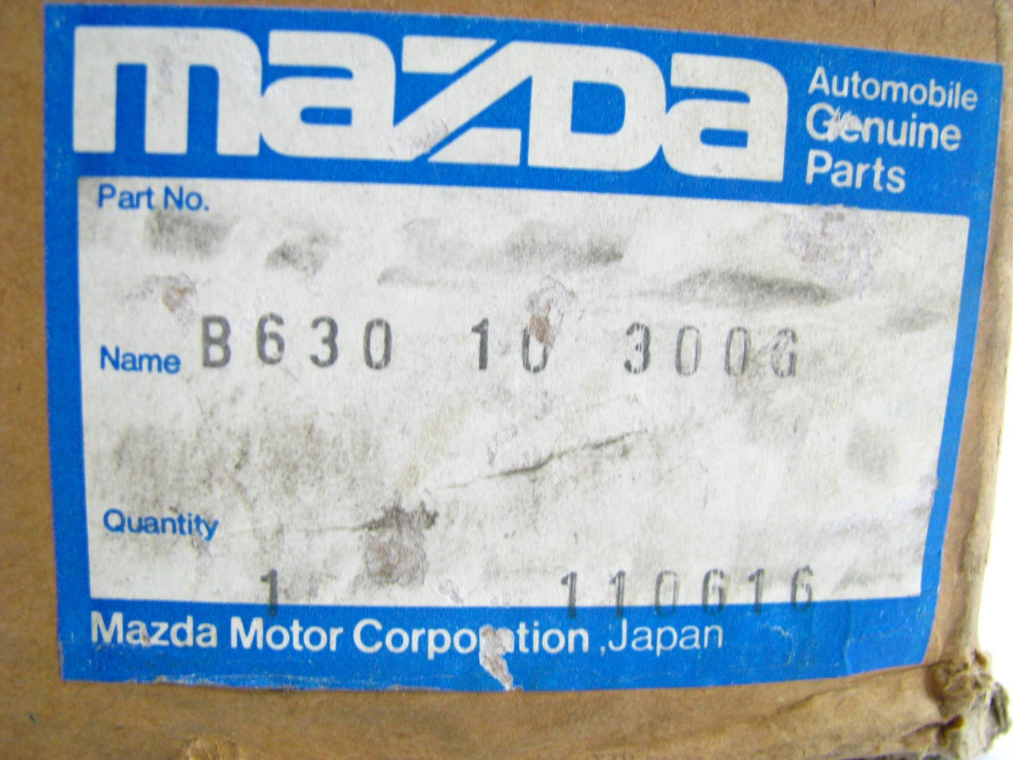 NEW GENUINE Bare Engine Block OEM For 1986-89 Mazda 323 1.6L B63010300G