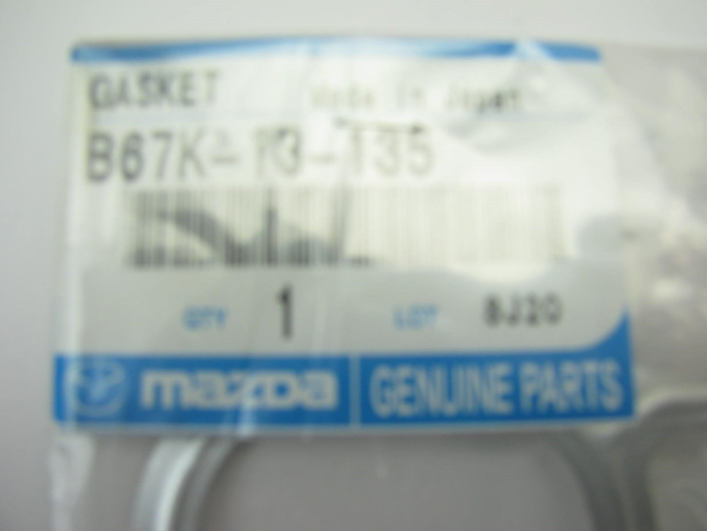 Genuine OEM Mazda Fuel Injection Plenum Intake Chamber Gasket B67K-13-135