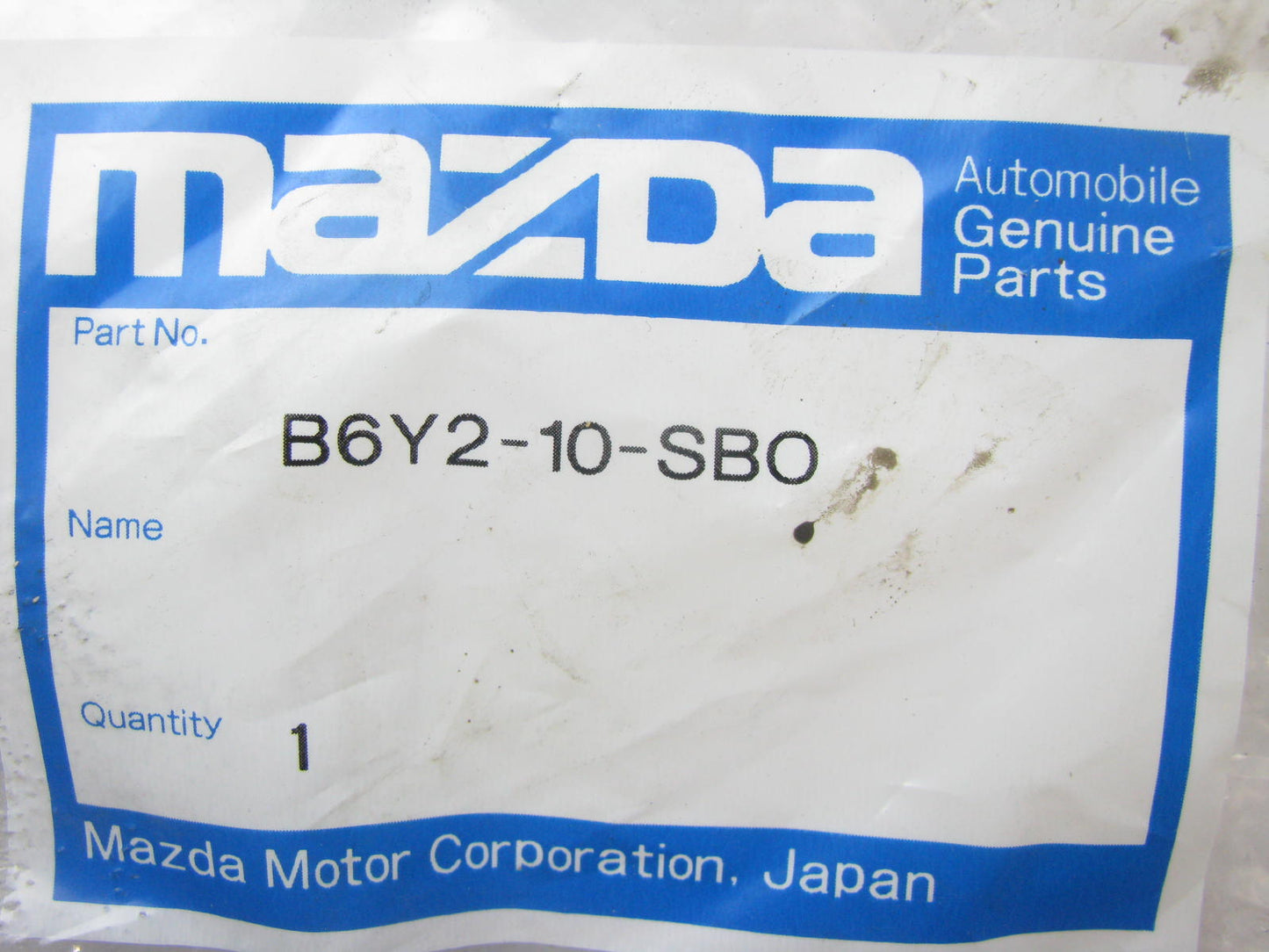 NOS OEM Mazda Oil Pump Pickup Tube B6Y2-10-SB0
