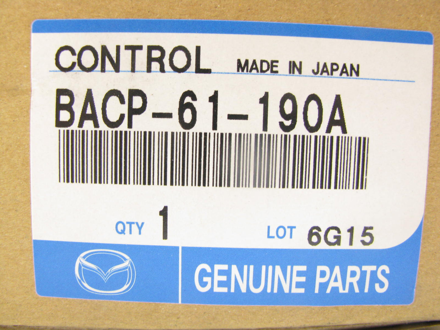 NEW - OEM BACP61190A HVAC A/C Heater Climate Control 2015-2018 Mazda CX-3
