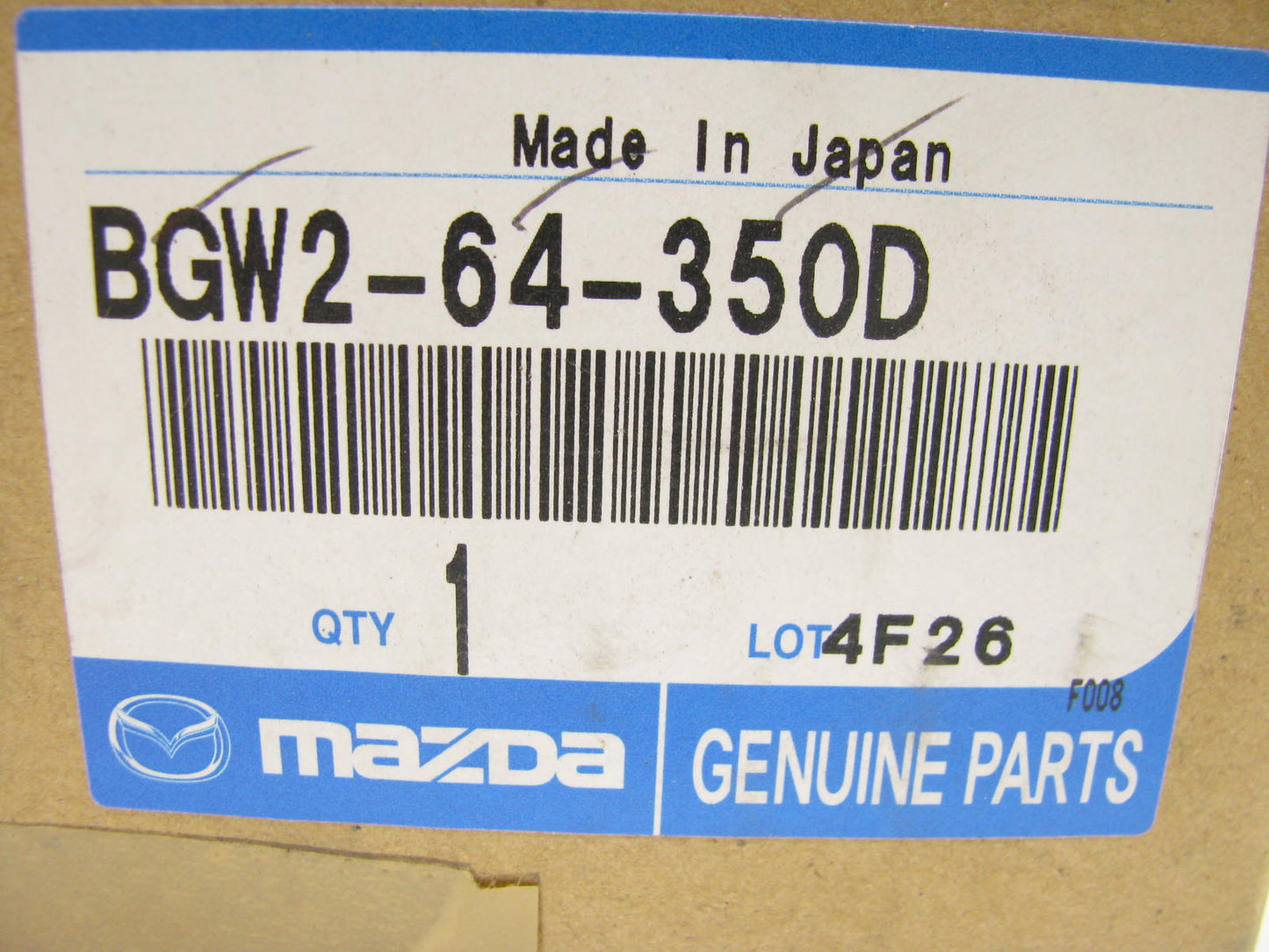NEW - OEM BGW2-64-350D Automatic Trans Shift Shifter Trim Bezel 2012-13 Mazda 3