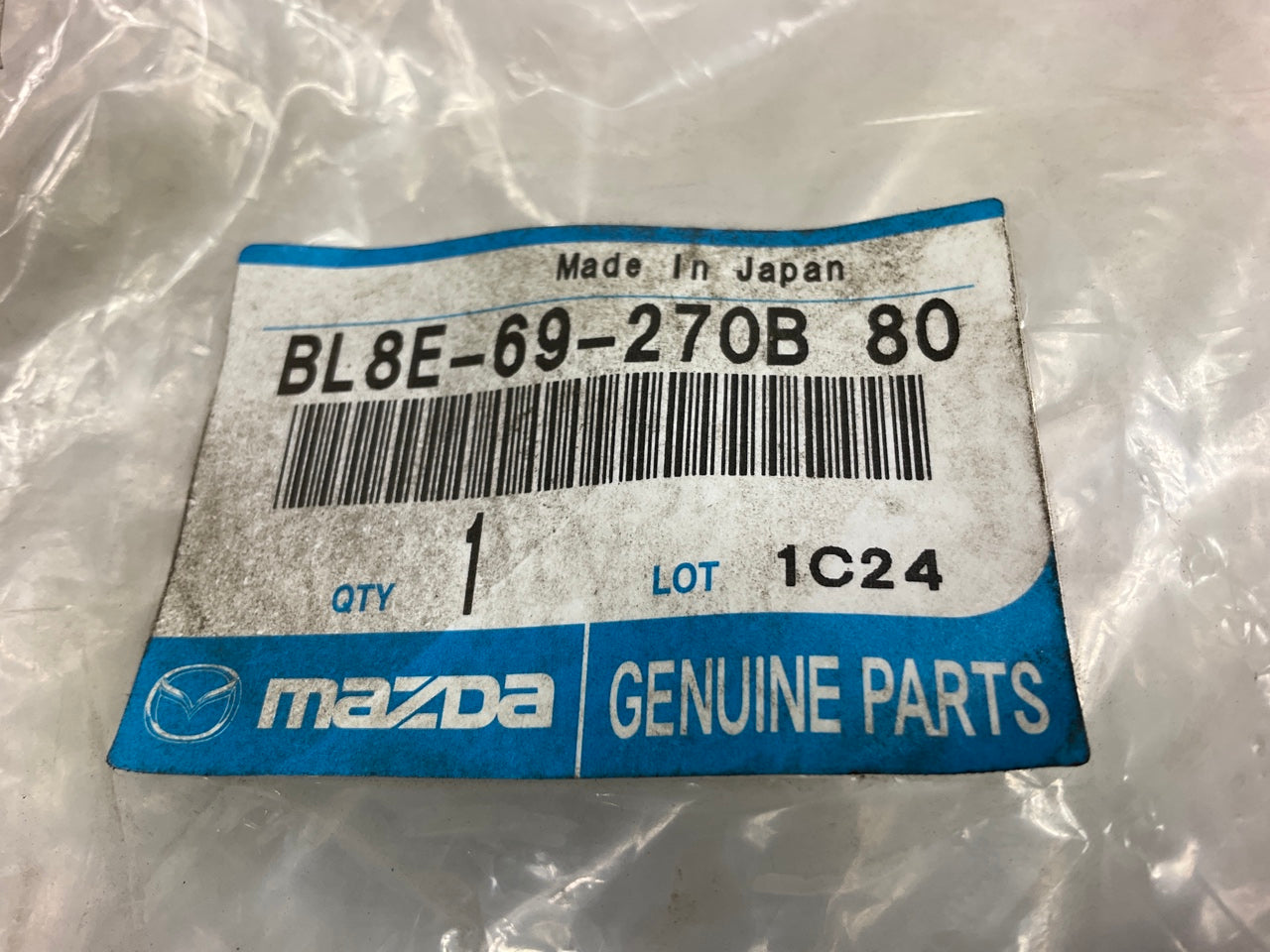 NEW OEM Mazda BL8E-69-270B-80 Right Sun Visor Beige - 01-03 Protege W/ Sun Roof