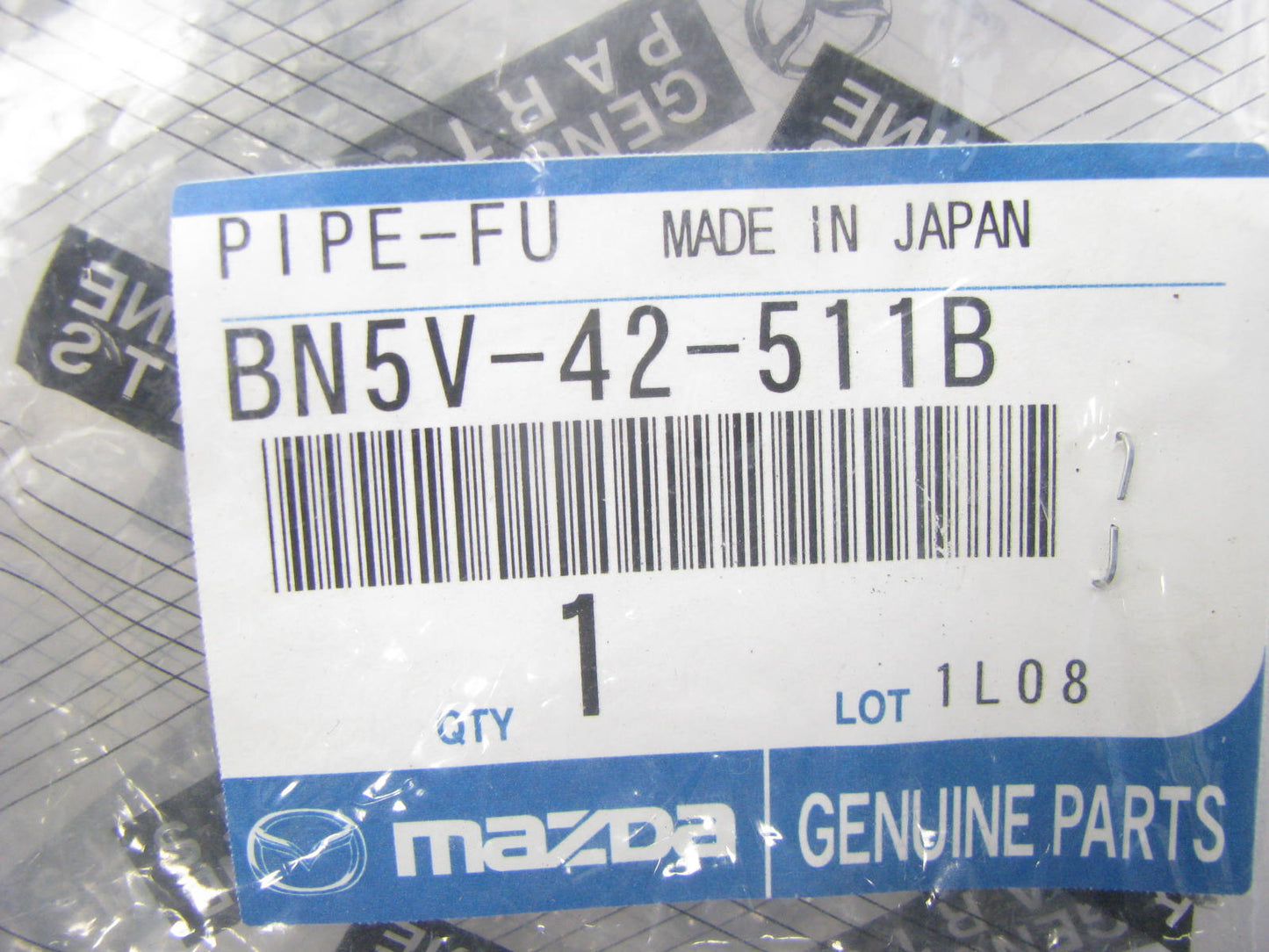 NEW - OEM Mazda BN5V-42-511B Fuel Pipe 2003 Protege 5 Door