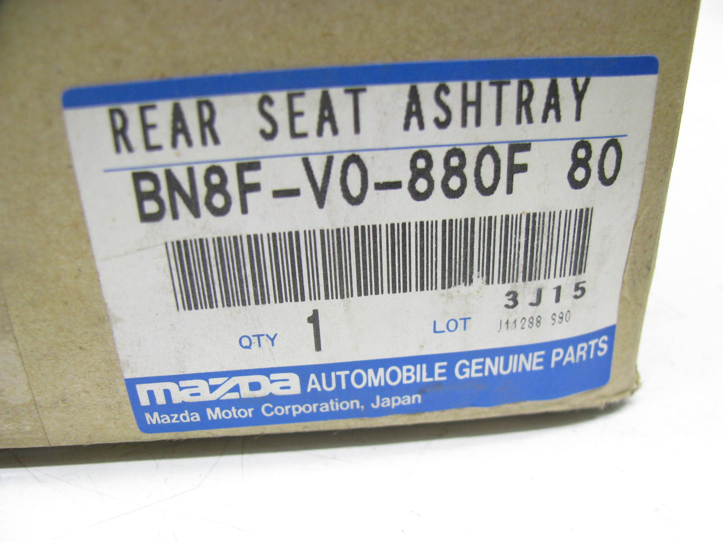 NEW - OEM Mazda BN8F-V0-880F-80 Rear Ashtray Assembly 2006-2009 Mazda 3