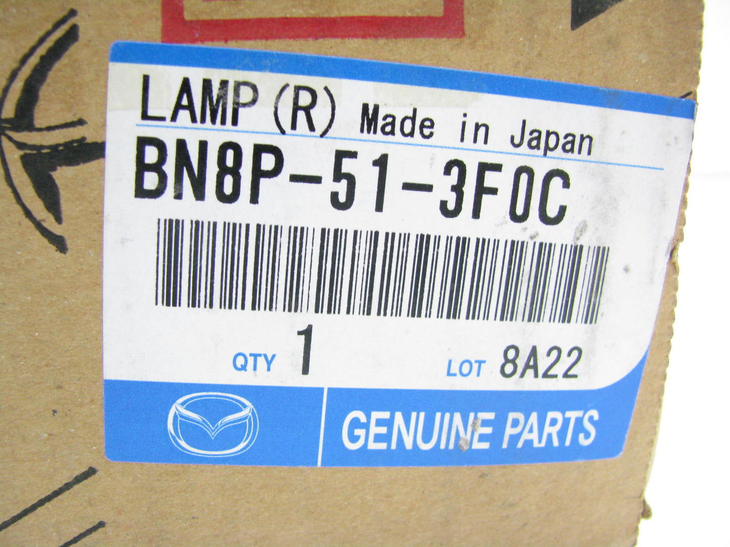 NEW - OEM Mazda BN8P513F0C Rear Right Trunk Tail Light Lamp 2004-06 Mazda3 Sedan