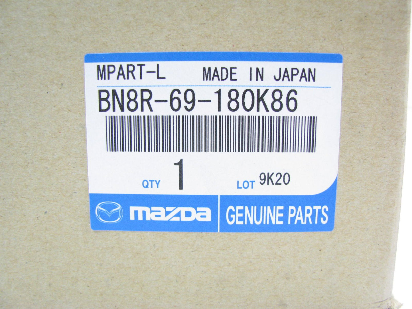 NEW - OEM Mazda BN8R-69-180K86 Front Left Manual Mirror Assembly 2007-2009 3