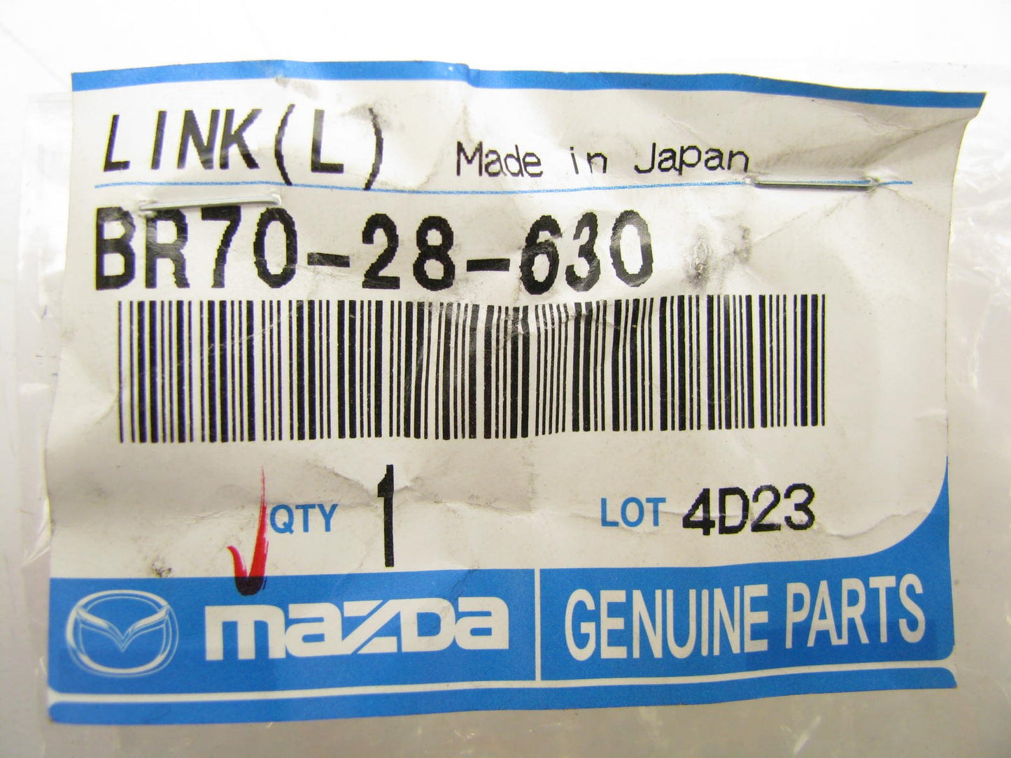 NEW GENUINE REAR LEFT LOWER Control Arm OEM 90-94 Mazda 323 Protege BR70-28-630