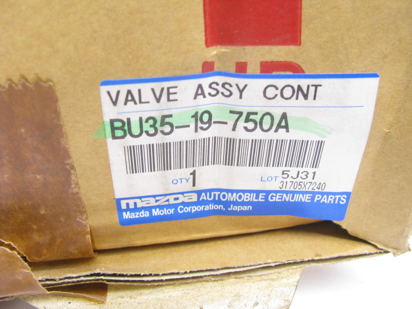 NEW OEM Automatic Transmission Control Valve BU35-19-750A For 89-93 B2600 B2200