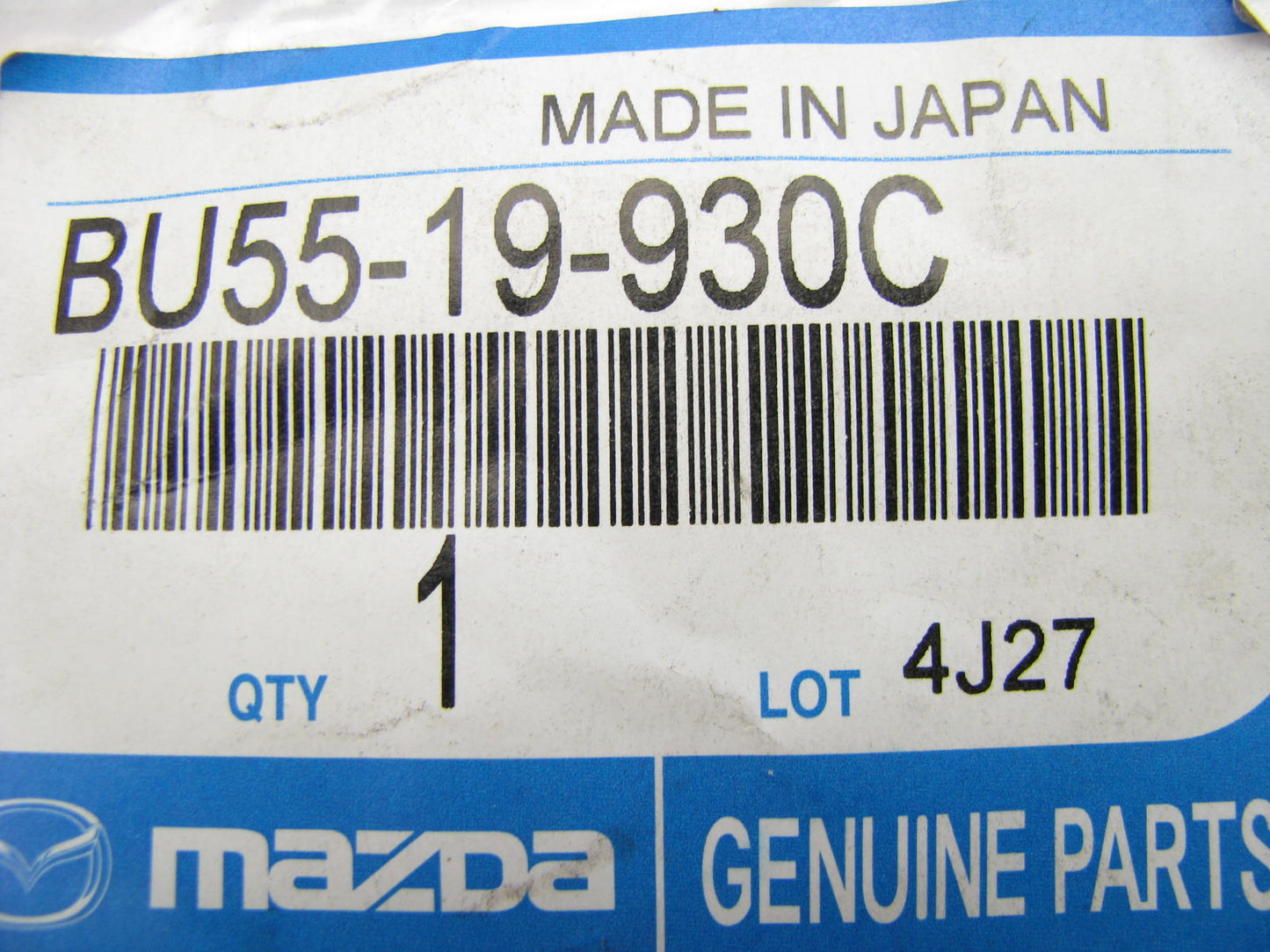 NEW GENUINE OEM BU55-19-930C Auto Trans Oil Coolant Line Pipe Tube 1990-93 Miata