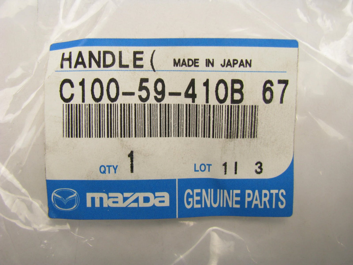 NEW - OEM Mazda C10059410B67 Front Left Outside Door Handle 2001-2003 Protege