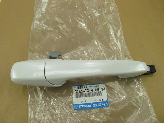 NEW - OEM C24373410G64 Rear Left Outside Door Handle 2006-2007 Mazda 5 SNOWFLAKE