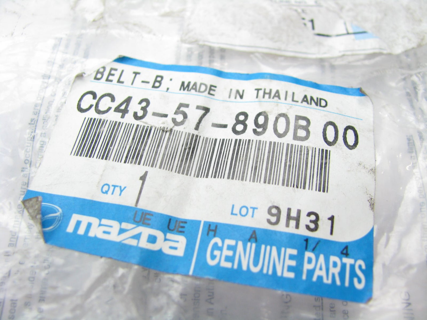 NEW GENUINE - REAR Left (Drivers Side Rear) Seat Belt OEM For 2006-2007 Mazda 5