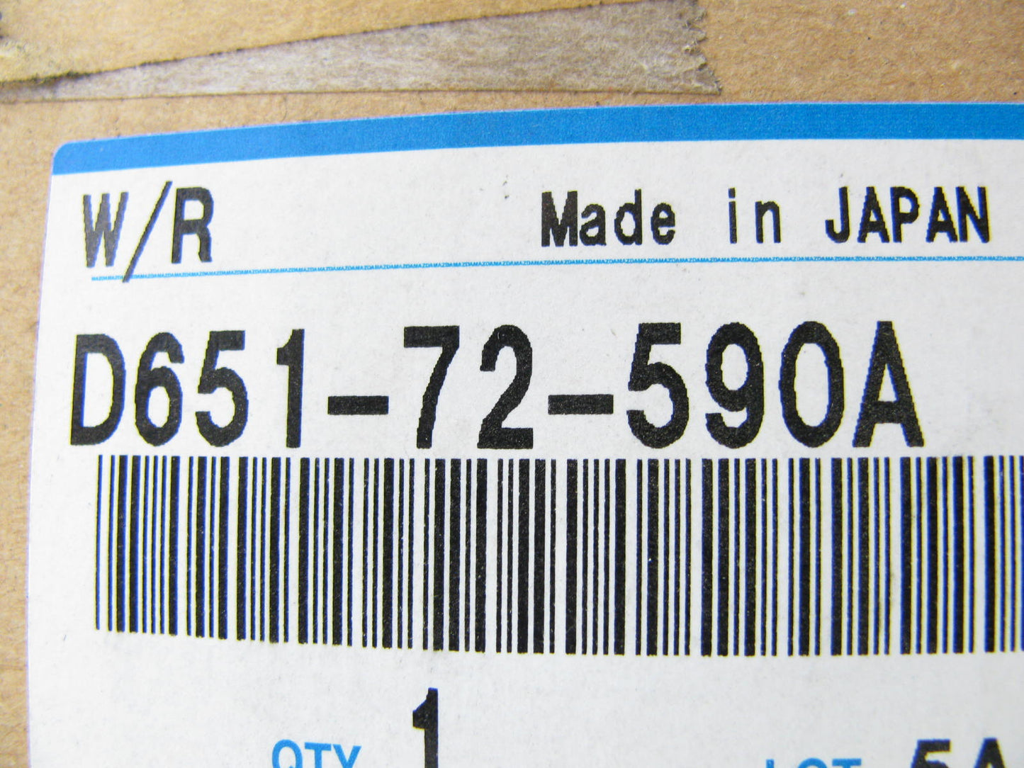 NEW OEM Rear Right Window Requlator D651-72-590A For 2011-2014 Mazda 2