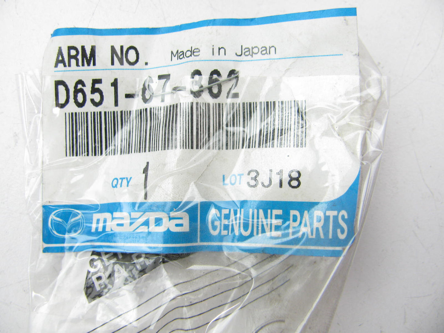 NEW - OEM D65167362 Windshield Wiper Arm Linkage 2011-2014 Mazda 2