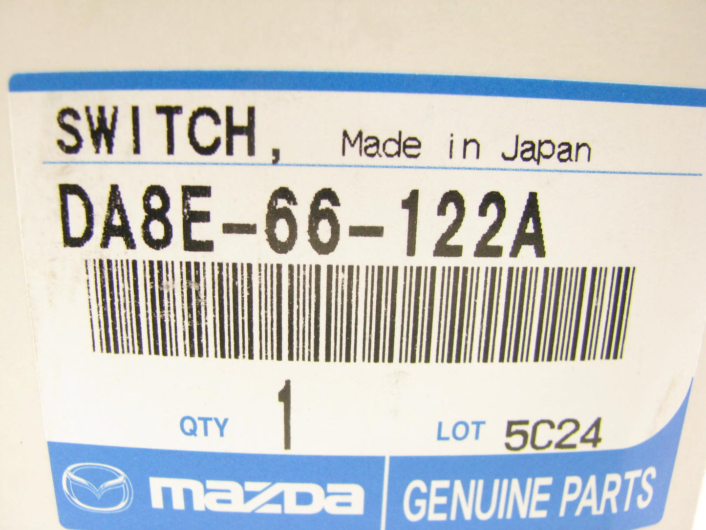 NEW Headlight Headlamp Turn Signal Switch OEM 16-23 Mazda MX-5 Miata DA8E-66-122