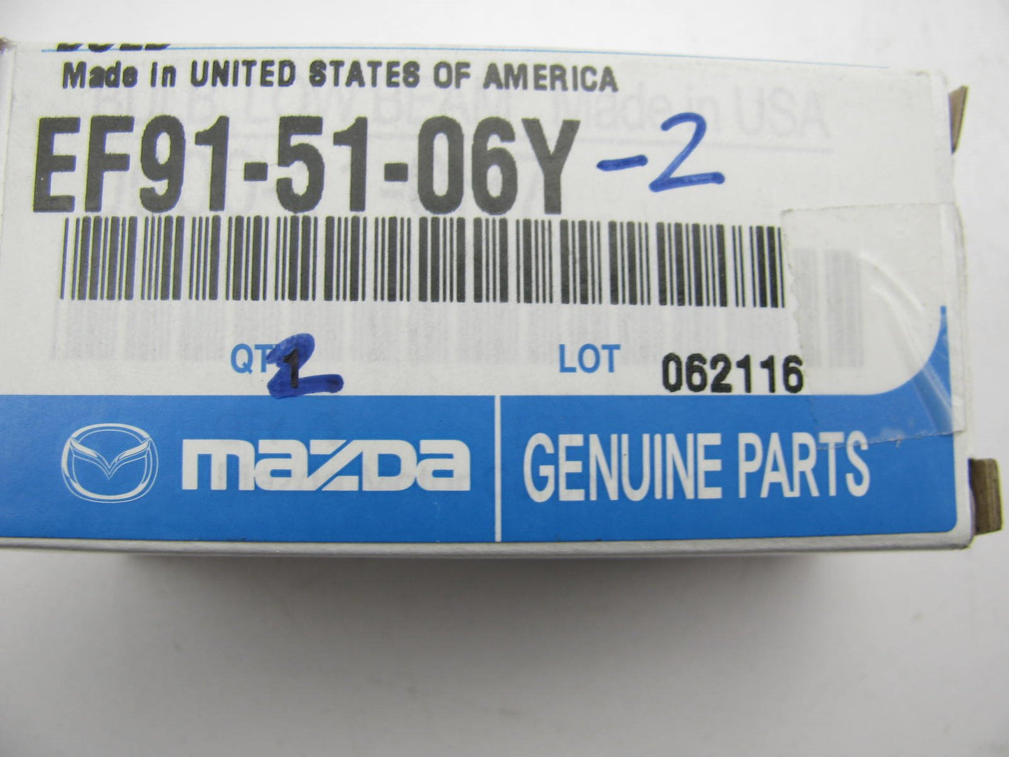 (2) NEW OEM Mazda 3157A Light Bulb EF91-51-06Y Turn Signal Light Bulb, Amber