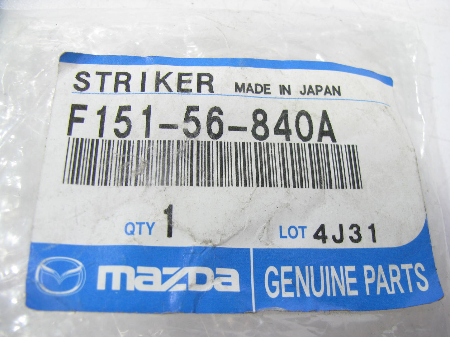 NEW - OEM Mazda F151-56-840A Trunk Deck Lid Striker 2004-2011 RX-8