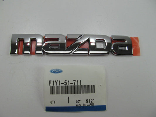 NEW GENUINE MAZDA Trunk Lid Emblem Badge OEM For 2004-2011 Mazda RX-8