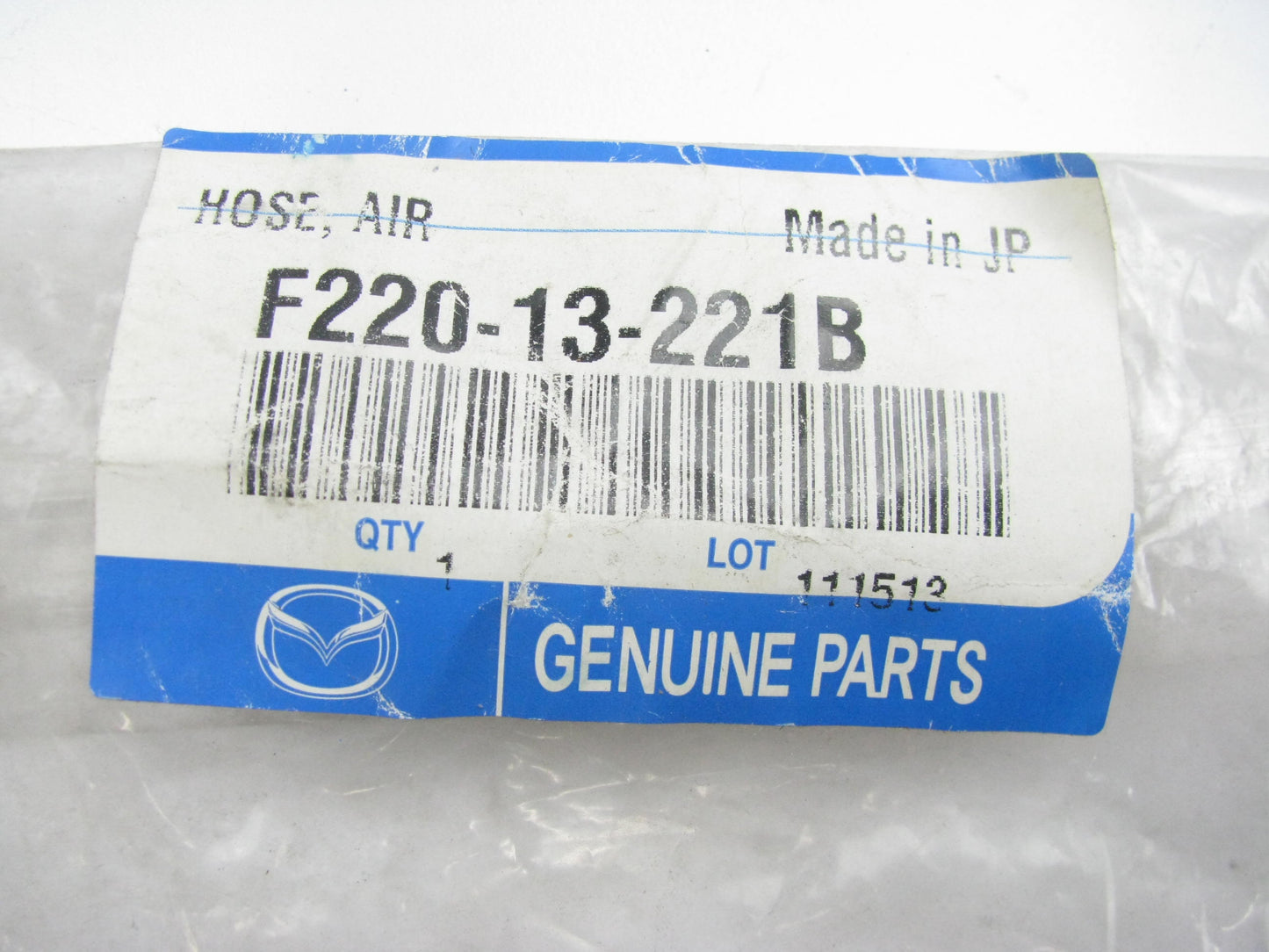 NEW GENUINE OEM Mazda F220-13-221B Air Intake Hose 1988-1991 626 MX-6 2.2L-L4