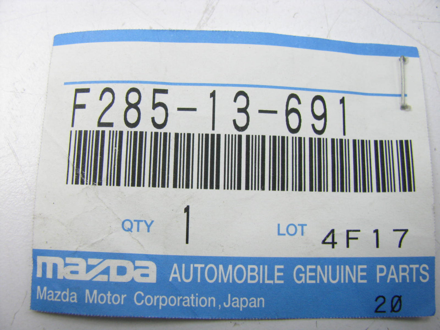 NEW - OEM Mazda F285-13-691 Emissions Control Coolant Hose 1990-1992 626 MX-6
