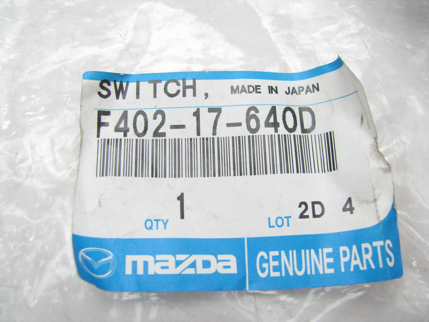 NEW GENUINE Neutral Safety Switch Range Sensor OEM Mazda F40217640D
