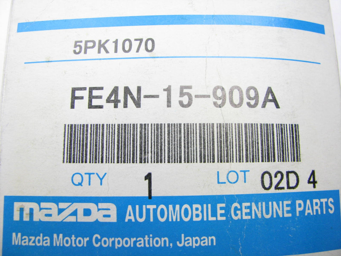 NEW GENUINE OEM Mazda FE4N15909A Serpentine Belt - 1988-1991 Mazda MX-6 2.2L