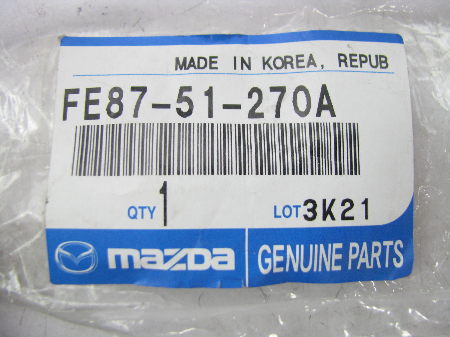 NEW - OEM Mazda FE87-51-270A License Plate Light Lamp 2004-2008 RX-8