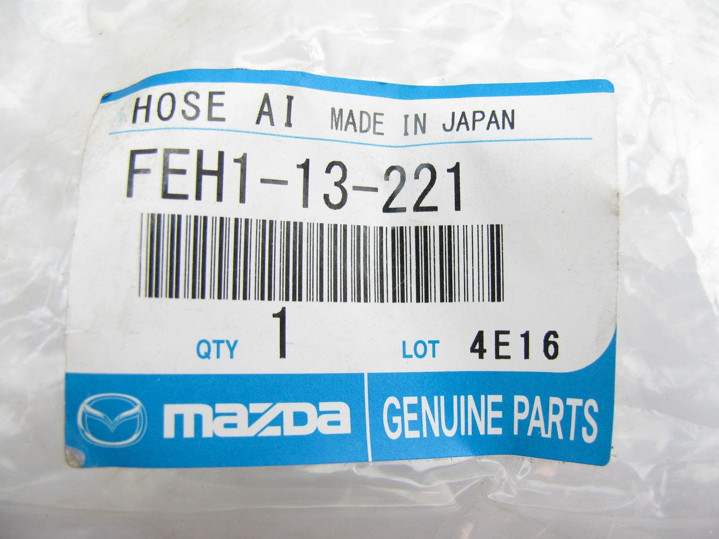 New Engine Air Cleaner Intake Hose Tube OEM For 1986-1987 Mazda 626 FEH113221