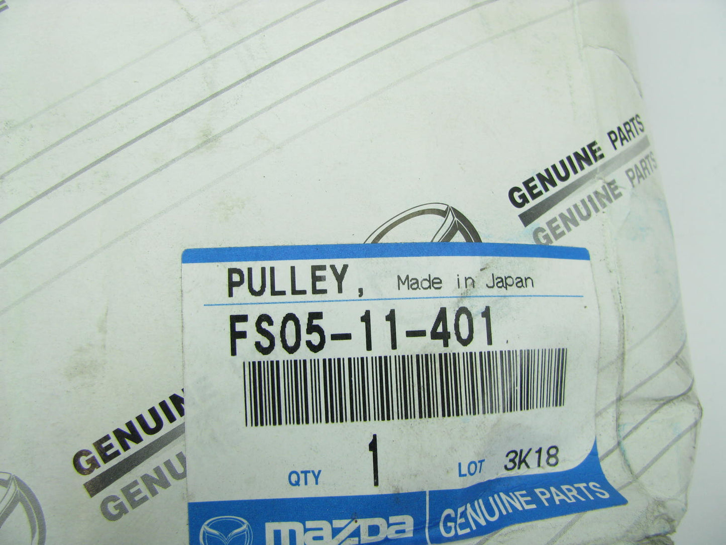 NEW GENUINE Engine Crankshaft Pulley OEM 93-95 Mazda 626 MX-6 2.0L FS0511401