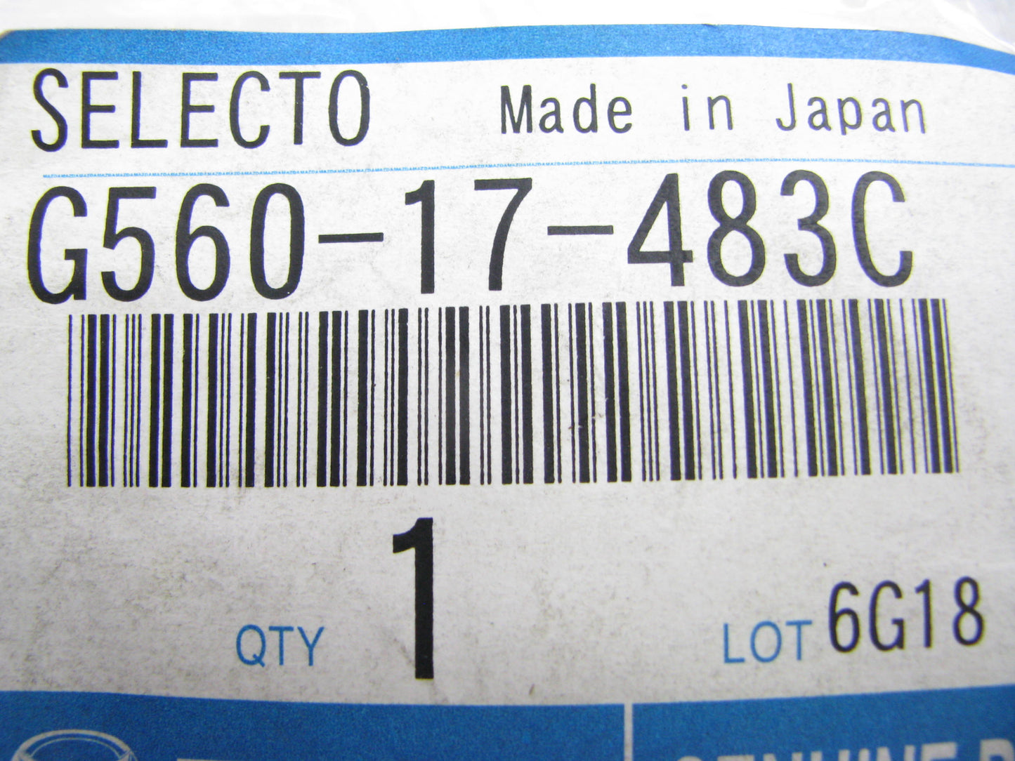 NEW - OEM Mazda G560-17-483C Manual Transmission Gear Change Arm Selector