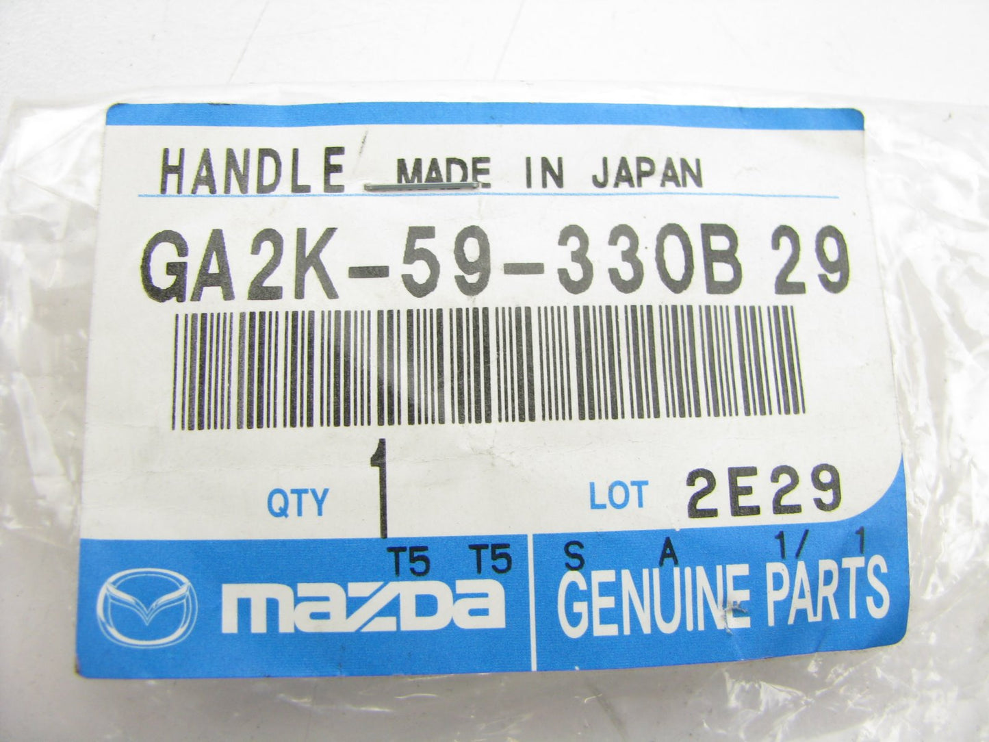 New Genuine LEFT Interior Door Handle OEM For 1994-1997 Mazda 626 GA2K59330B29