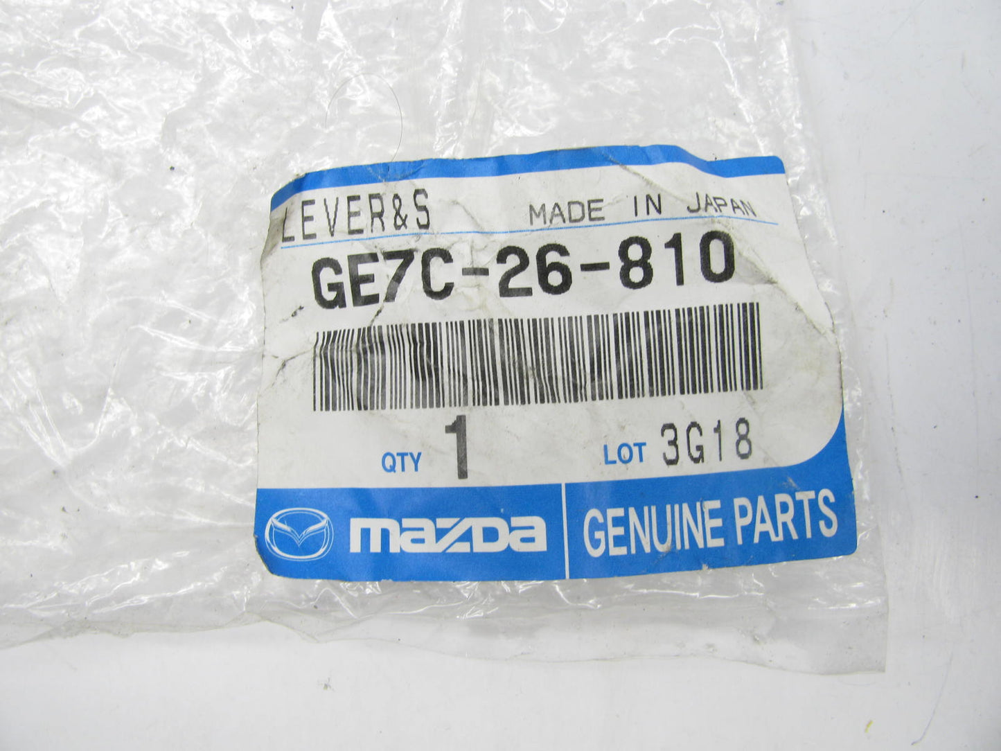 NEW - OEM Mazda GE7C-26-810 Rear Left Brake Operating Lever 2001-2003 Protege