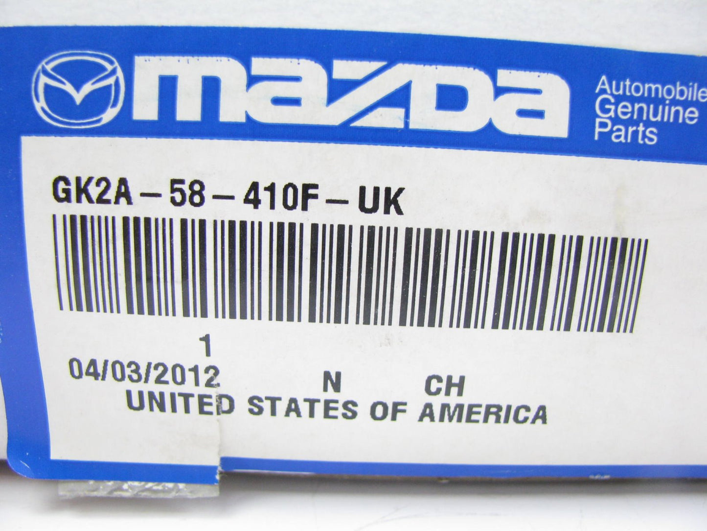 NEW GENUINE REAR RIGHT Door Handle OEM - 2003-2008 Mazda 6 WHITE GK2A-58-410F-UK