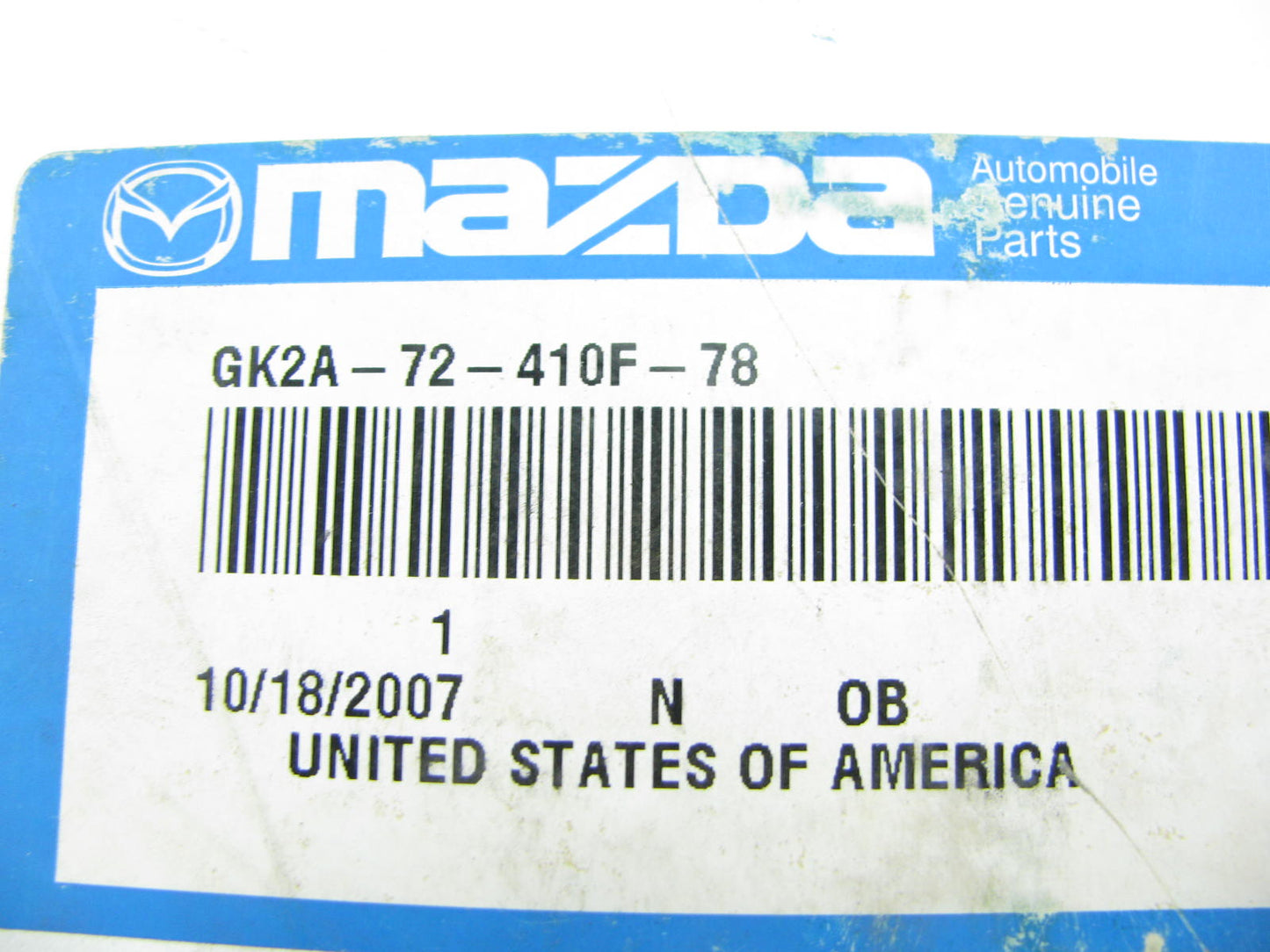NEW - OEM Mazda GK2A-72-410F-78 Rear Right Outside Door Handle 2003-2008 Mazda6