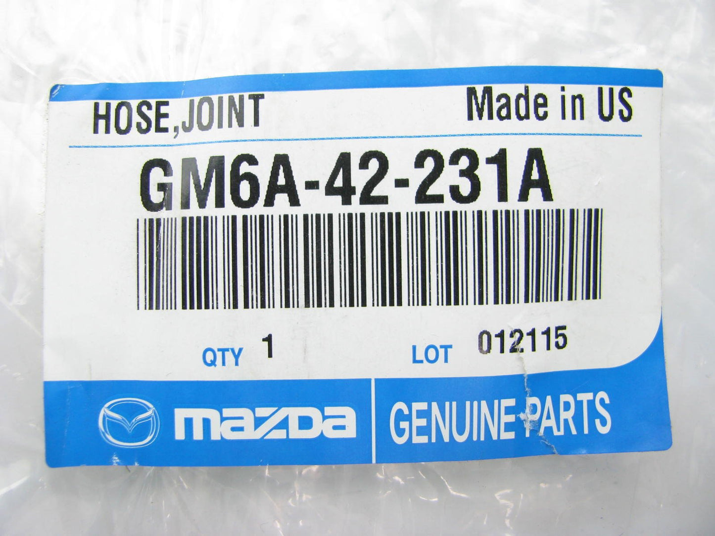 NEW GENUINE OEM Fuel Filler Connector Hose For 2006-2008 Mazda 6 GM6A42231A