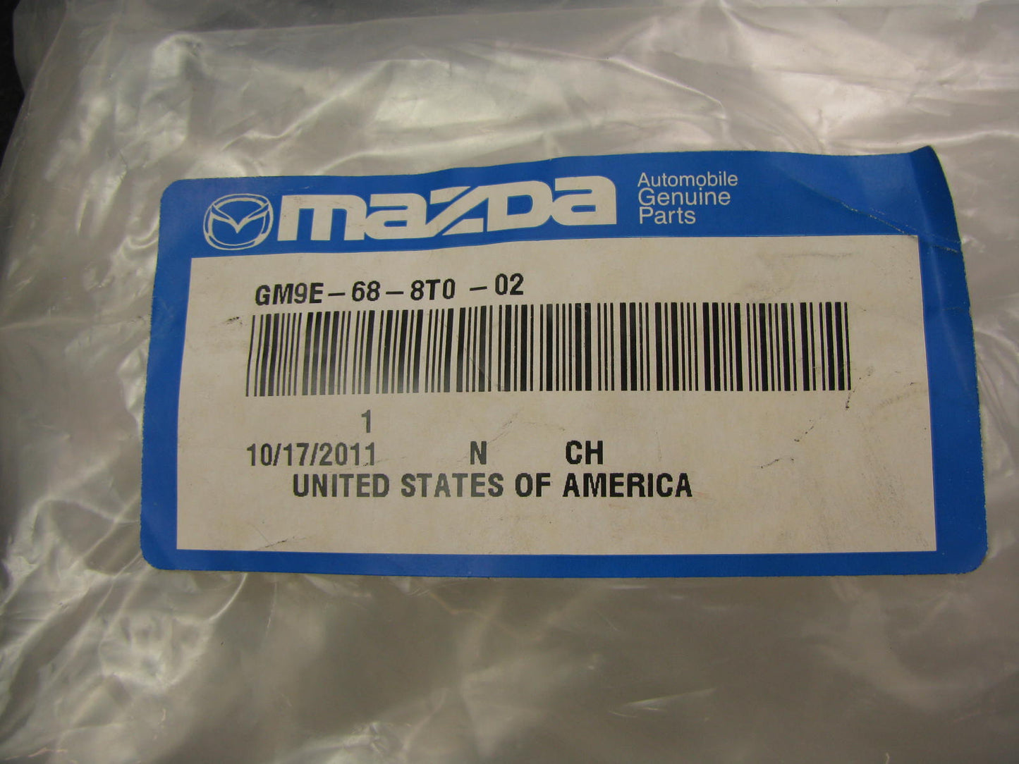 NEW - OEM Mazda GM9E-68-8T0-02 Rear Right Body Trim Panel 2004-2007 Mazda6 Wagon