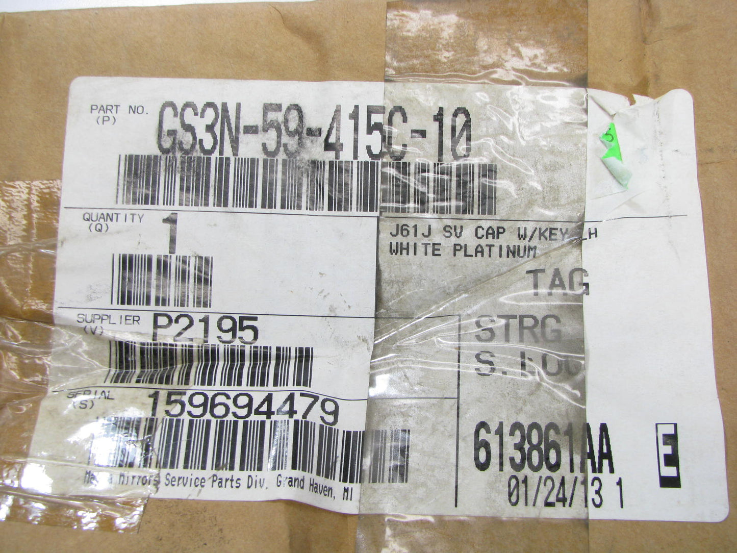 NEW - OEM Mazda GS3N-59-415C-10 Front Left Outside Door Handle Cap 2013 6